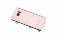 originální kryt baterie Samsung G935F Galaxy S7 Edge včetně sklíčka kamery pink gold  + dárek v hodnotě 99 Kč ZDARMA