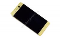 originální LCD displej + sklíčko LCD + dotyková plocha + přední kryt Sony F3211, F3213 Xperia XA Ultra gold