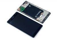 LCD displej + sklíčko LCD + dotyková plocha + přední kryt Microsoft Lumia 950 XL black