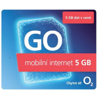 O2 SIM karta GO mobilní internet 5GB
