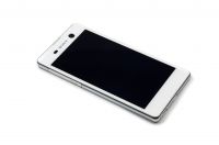 originální LCD displej + sklíčko LCD + dotyková plocha + přední kryt Sony E5603 Xperia M5 white