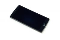 originální LCD display + sklíčko LCD + dotyková plocha + přední kryt LG H815 G4 black SWAP
