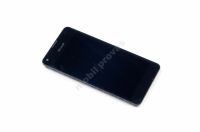LCD displej + sklíčko LCD + dotyková plocha + přední kryt Nokia Lumia 550 black