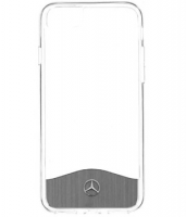 Mercedes pouzdro Wave IX Aluminium Hard Case transparent pro Apple iPhone 7, 8 Plus