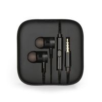 Stereo sluchátka s mikrofonem MI 3,5mm jack black