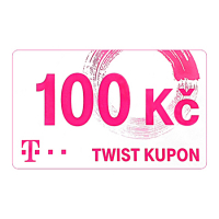 T-Mobile dobíjecí kupon Twist 100 Kč