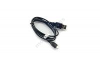 originální datový kabel Kazam 0,5A black microUSB 1m
