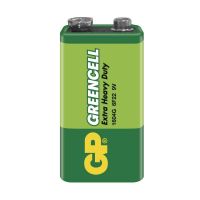 baterie alkalická GP greencell extra heavy duty 9V (blistr 1ks)
