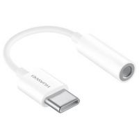 originální adaptér Huawei CM20 USB-C / jack 3,5mm white