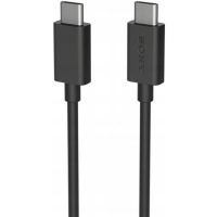 Originální datový kabel Sony UCB24 USB-C QuickCharge 3A black 90cm