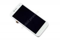 originální LCD display + sklíčko LCD + dotyková plocha + přední kryt Wileyfox Spark Plus white