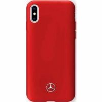 Mercedes pouzdro Silicon Case Lining red pro Apple iPhone X/XS