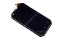 originální LCD displej + sklíčko LCD + dotyková plocha + přední kryt Aligator RX460 black
