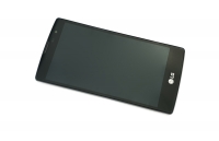 originální LCD displej + sklíčko LCD + dotyková plocha + přední kryt LG H525 G4c black