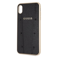 Guess pouzdro Kaia Hard Black pro iPhone XS Max