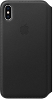 originální pouzdro Apple Leather Folio (MRX22ZM/A) pro Apple iPhone XS MAX black