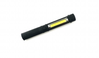 LED svítilna s přisvětlovací lampou black