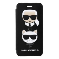 Karl Lagerfeld pouzdro Choupette Book black pro iPhone 7, iPhone 8, iPhone SE (2020)