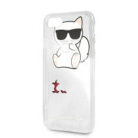 Karl Lagerfeld pouzdro Eaten Apple No Rope Hard Case transparent pro iPhone 8