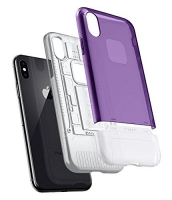 Spigen pouzdro Classic C1 purple pro Apple iPhone X, iPhone XS