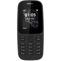 Nokia 105 2017 Dual SIM black CZ Distribuce