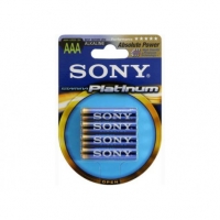 baterie Sony tužkové AAA AM4PT-B4D alkalické  (blistr 4ks)