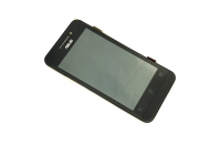 LCD displej + sklíčko LCD + dotyková plocha + přední kryt Asus A540CG Zenfone 4 black