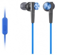 originální headset Sony MDR-XB50AP blue