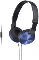 originální headset Sony MDR-ZX310AP blue