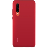 originální ochranné pouzdro silikonové pro Huawei P30 red