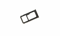 originální držák SIM + držák paměťové karty pro Huawei P Smart black SWAP