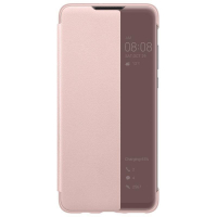 originální ochranné pouzdro S-view pro Huawei P30 Lite pink