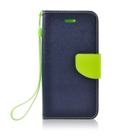 ForCell pouzdro Fancy Book blue lime pro Huawei Y6 2019