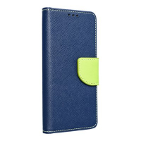 ForCell pouzdro Fancy Book blue lime pro Huawei Y7 2019