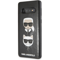 Karl Lagerfeld pouzdro Karl and Choupette Hard black pro Samsung Galaxy S10 Plus