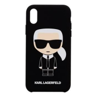 Karl Lagerfeld pouzdro Full Body Silikonové black pro iPhone 7, iPhone 8, iPhone SE (2020)