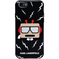 Karl Lagerfeld pouzdro Karl Robot TPU Case black pro iPhone 6, iPhone 6S