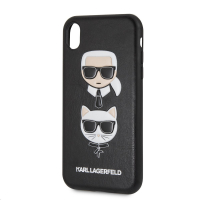 Karl Lagerfeld pouzdro Karl and Choupette Hard Case black pro iPhone XR