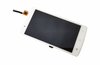 LCD displej + sklíčko LCD + dotyková plocha Lenovo A2010 bílá