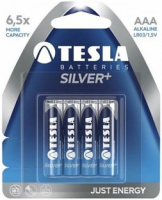 baterie Tesla tužkové AAA LR03 Silver plus alkalické  (blistr 4ks)