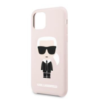 Karl Lagerfeld pouzdro Silikonový kryt pink pro iPhone 11 Pro Max