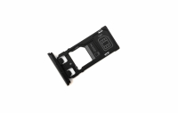 originální držák SIM + držák MicroSD pro Sony J9110 Xperia 1 black