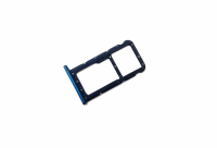 originální držák SIM + držák paměťové karty pro Huawei P20 Lite blue