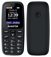Aligator A220 Senior Dual SIM black CZ Distribuce