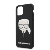 Karl Lagerfeld pouzdro Embossed Glitter Case black pro iPhone 11