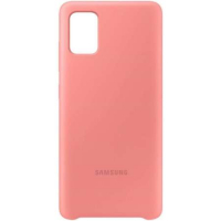 originální pouzdro Samsung EF-PA715TPEGEU Silicone Cover pink pro Samsung A715F Galaxy A71