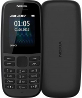 Nokia 105 2019 Dual SIM black CZ Distribuce