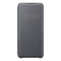 originální flipové pouzdro Samsung EF-NG980PJEGEU LED View Cover pro Samsung G980F Galaxy S20 grey