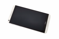 LCD displej + sklíčko LCD + dotyková plocha + přední kryt HTC Desire 816 white SWAP
