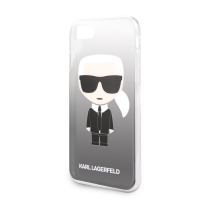 Karl Lagerfeld pouzdro Ikonik Degrade black pro iPhone 7, iPhone 8, iPhone SE (2020)